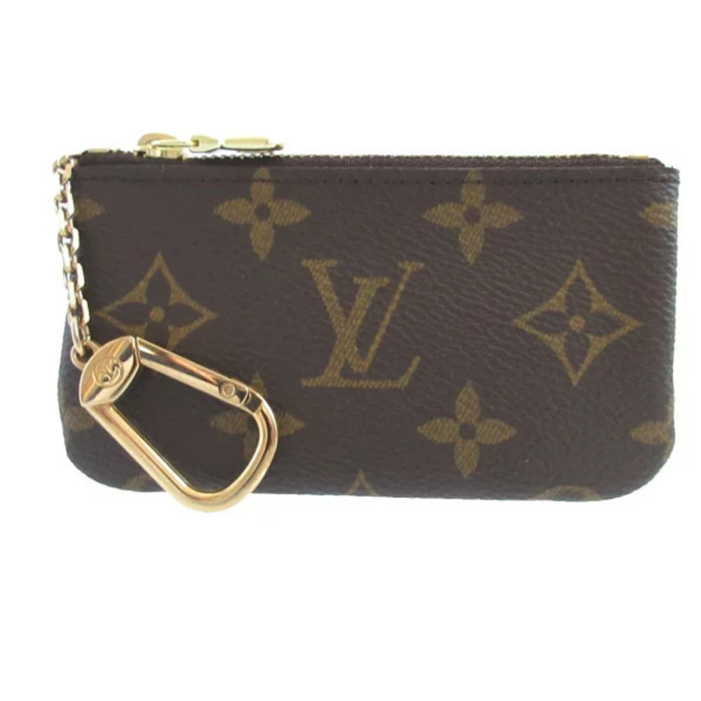 Louis Vuitton Monogram Pochette Brown Coin Case